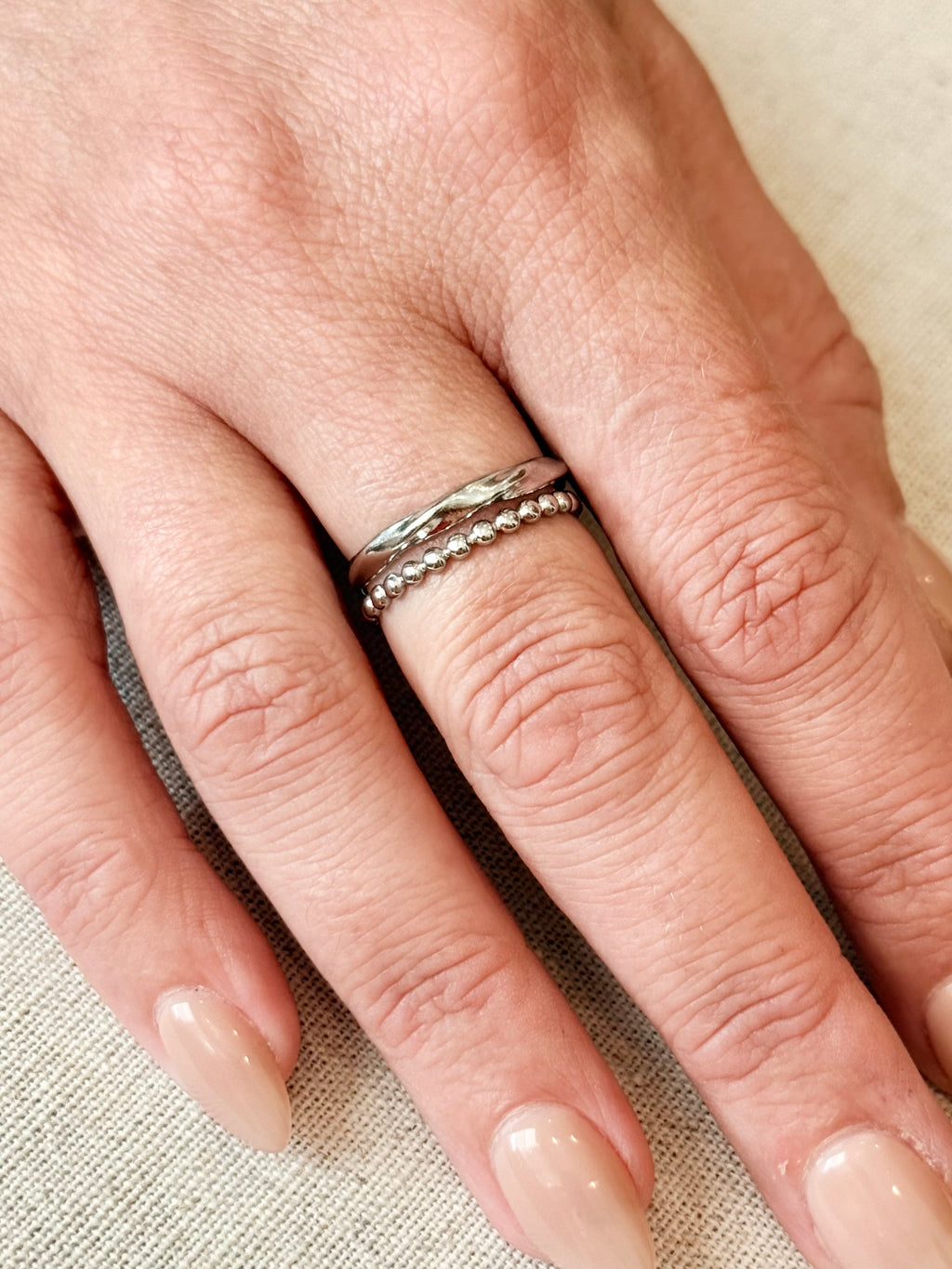 Double Take Ring | Gold & Silver
