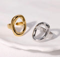 Halo Ring | Gold & Silver