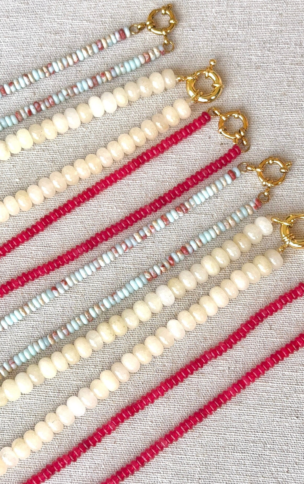 Kate Bead Necklace | Gold