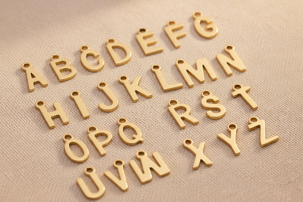 Initial Charms | Gold