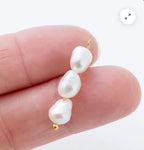 Triple Pearl Charm