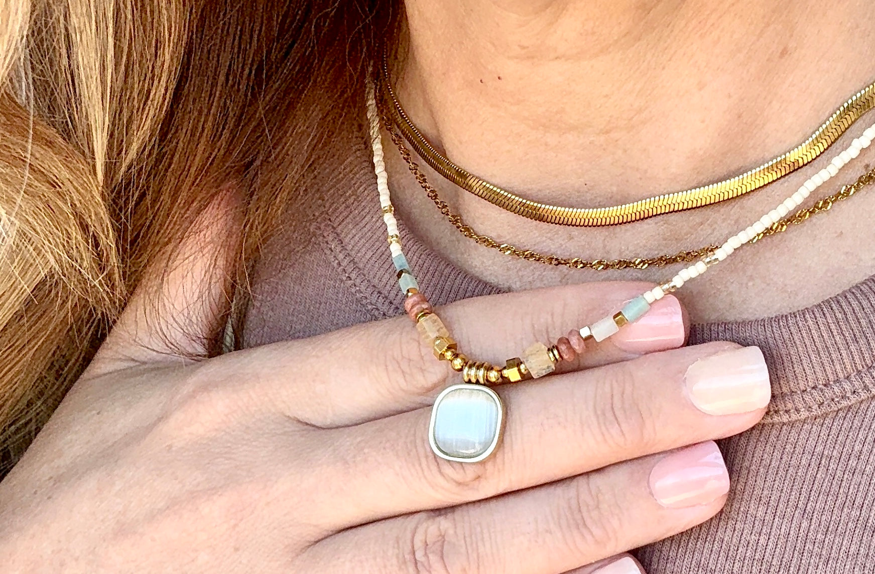 The Isla Beaded Necklace
