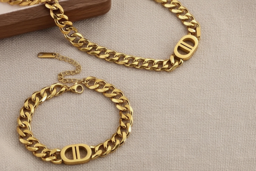 Josie Cuban Set | Gold