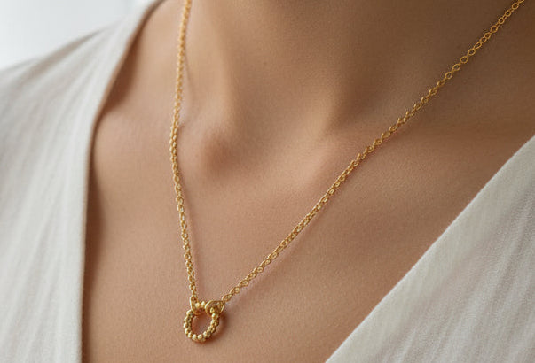 The Olive Necklace | Gold