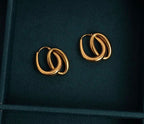 Double Hoop | Gold