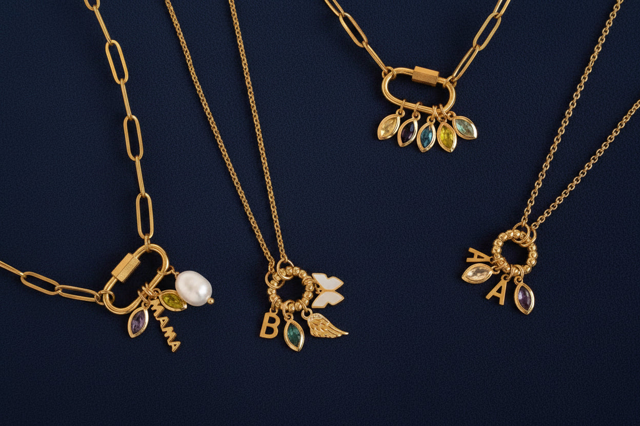 Anne Charm Necklace | Gold