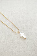 Grace Cross Necklace | Gold