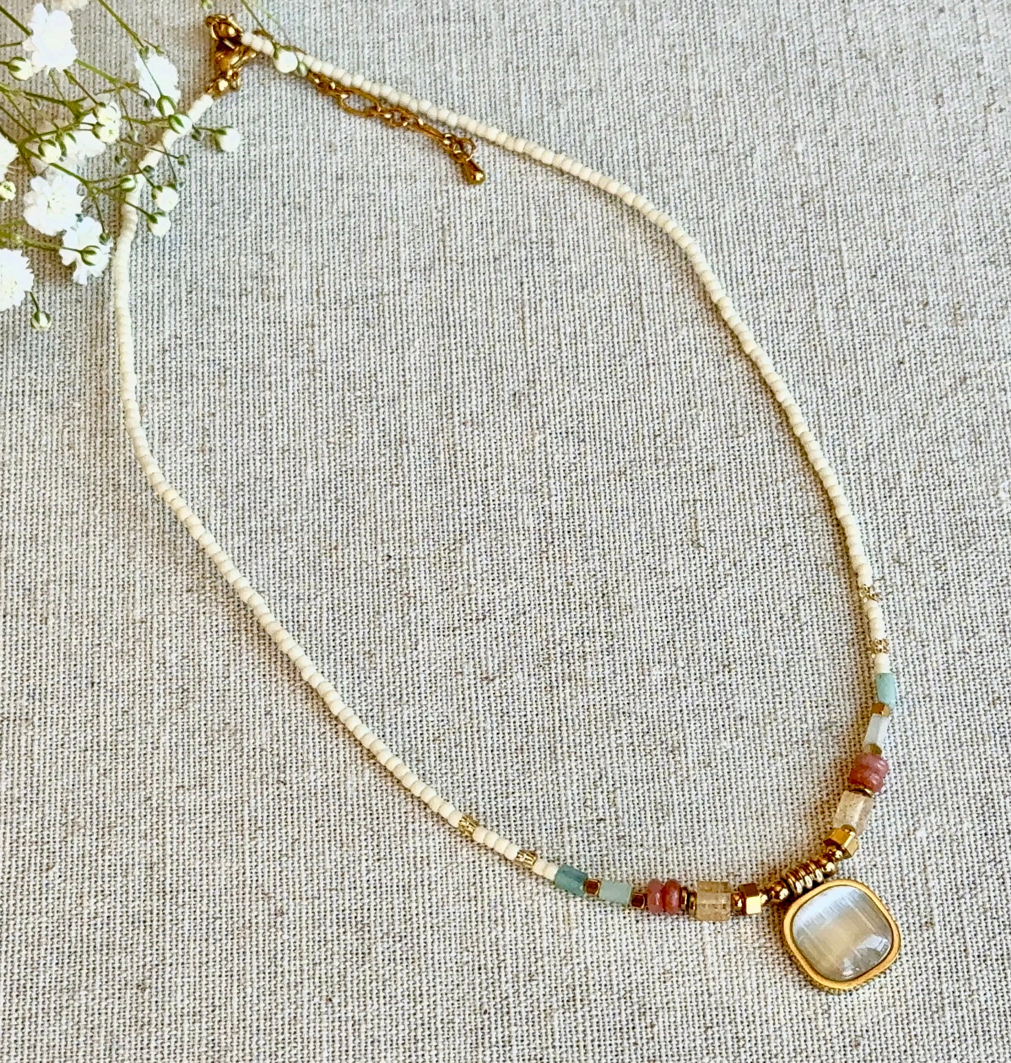 The Isla Beaded Necklace