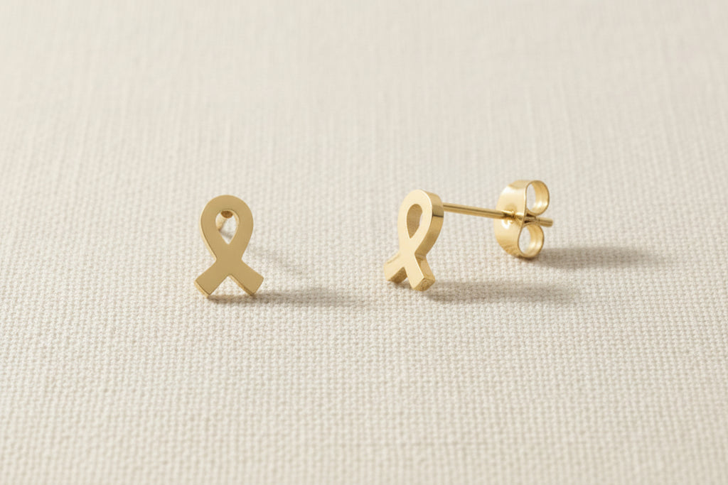 Tiny Hope Studs | Gold