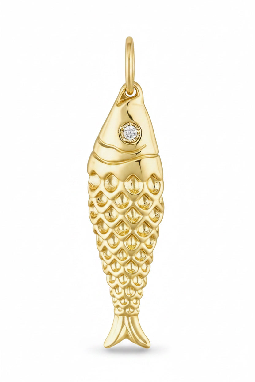 Fish Charm | Gold
