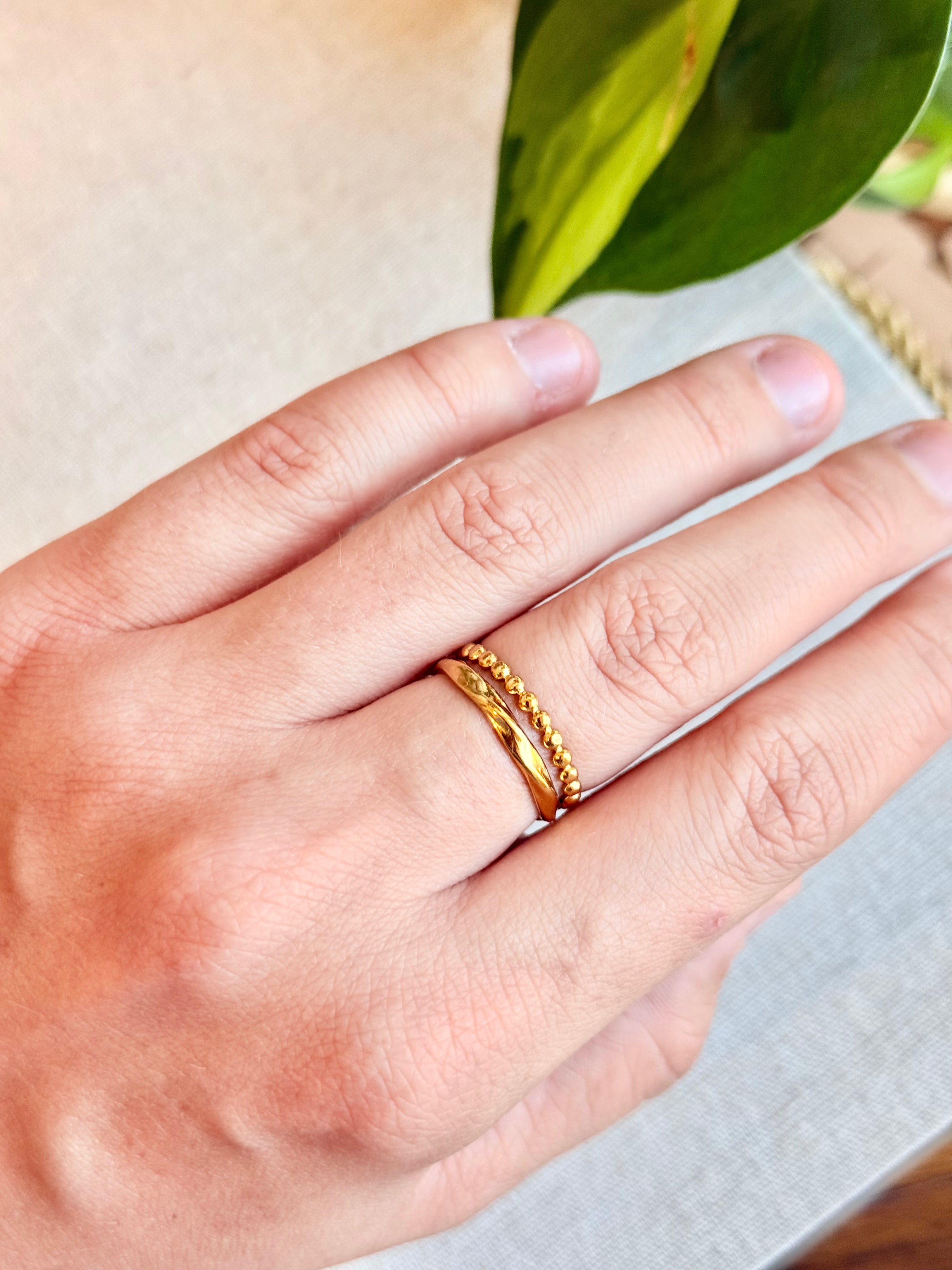 Double Take Ring | Gold & Silver