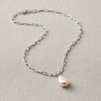 Delilah Pearl Necklace | Gold & Silver