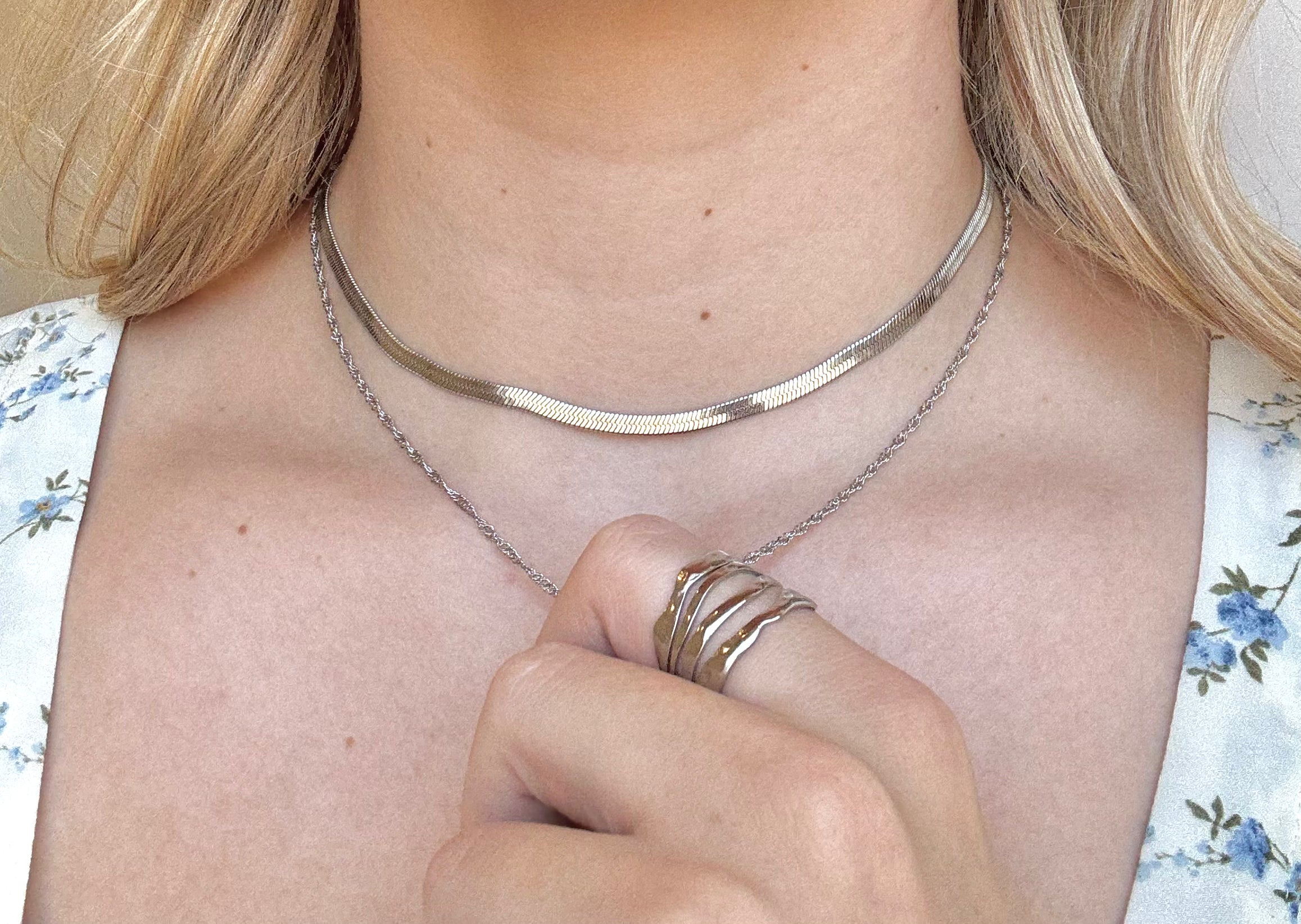 Mattie Singapore Necklace | Gold