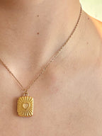 Gables Heart Locket | Gold
