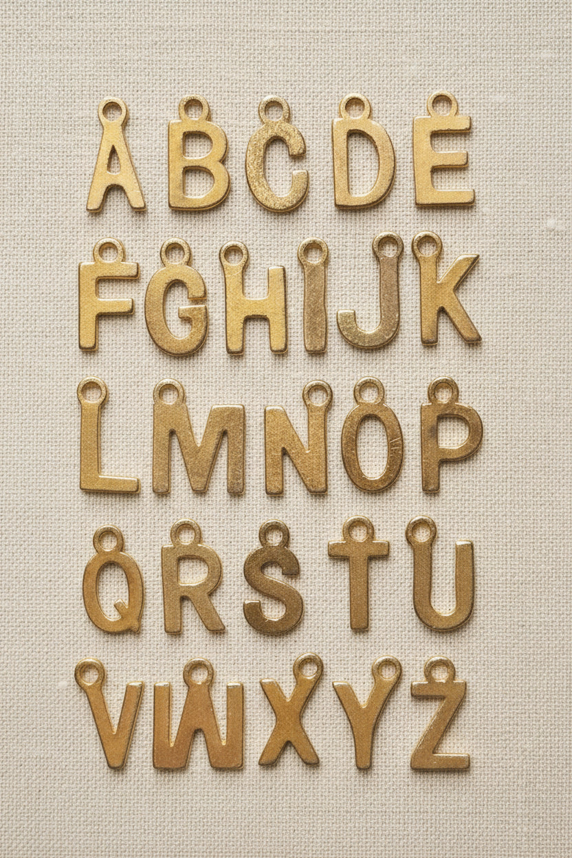Initial Charms | Gold
