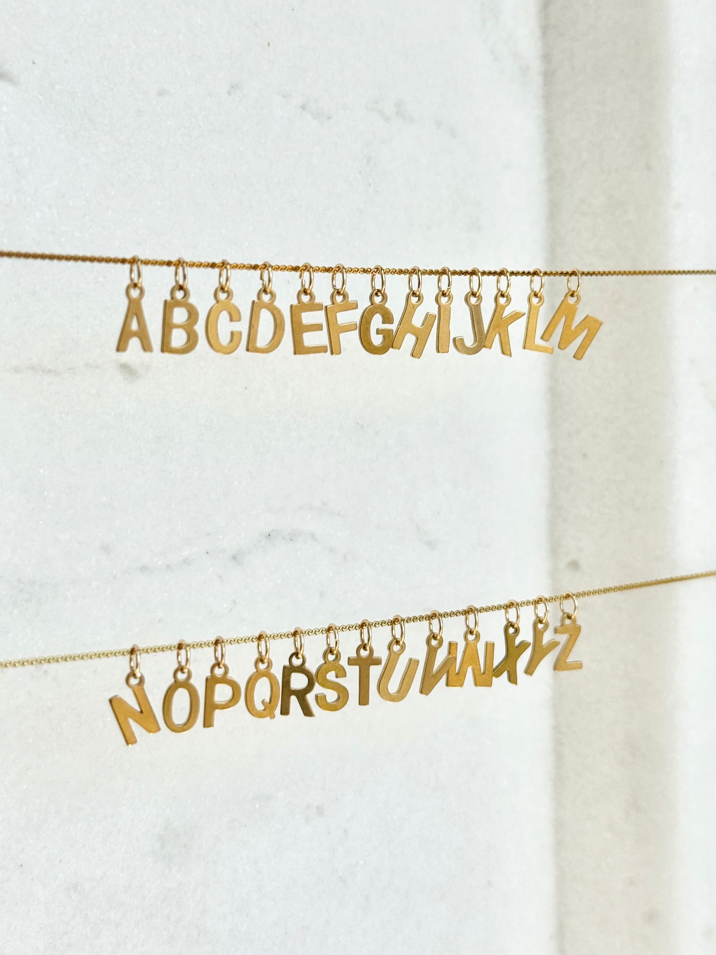 Initial Charms | Gold