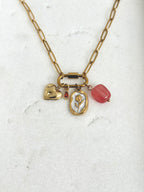 Hammered Heart Charm