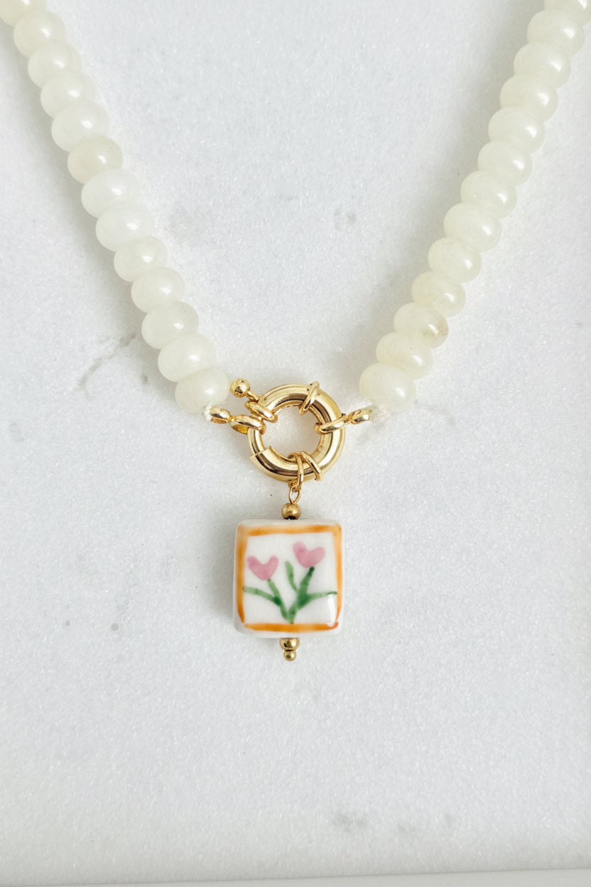 Flower Hearts Charm