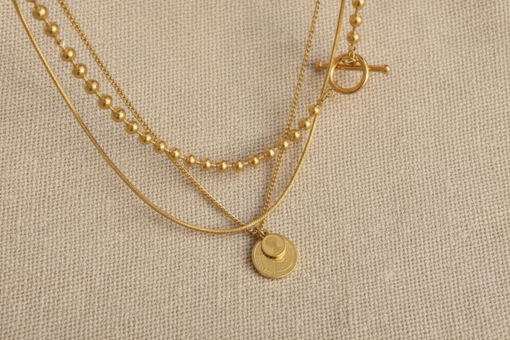 Ella Coin Necklace | Gold