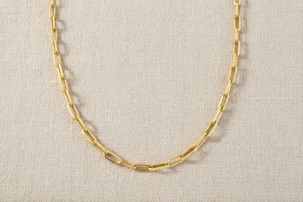 Beth Link Necklace | Gold