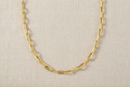 Beth Link Necklace | Gold