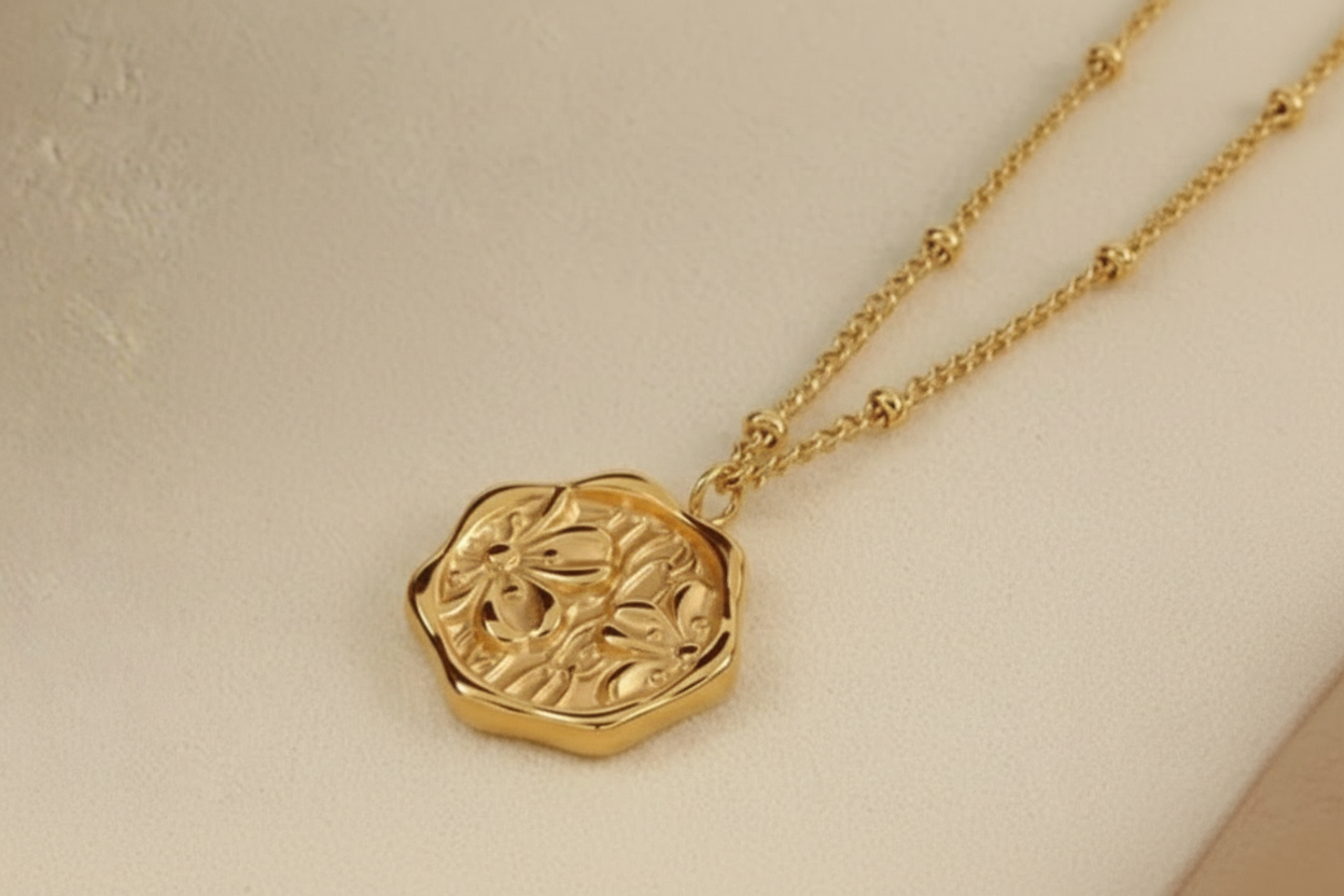 Golden Bloom Necklace | Gold