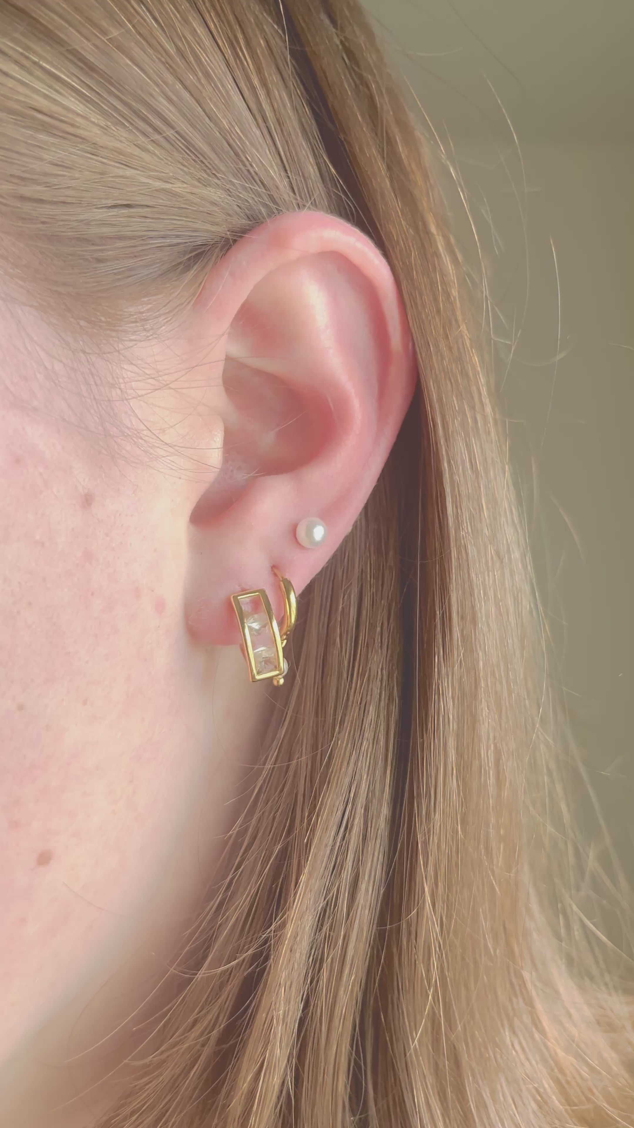 Jo Huggie Hoops | Gold & Silver