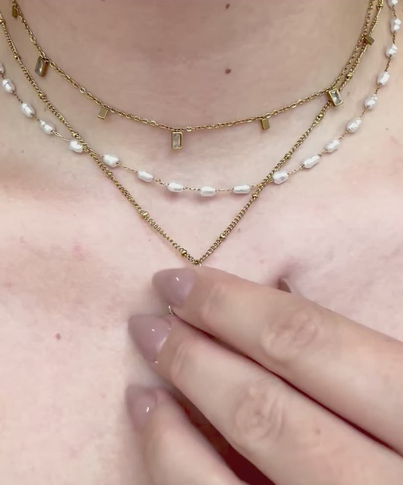 Blythe Triple Necklace | Gold